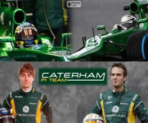 пазл Caterham F1 Team 2013
